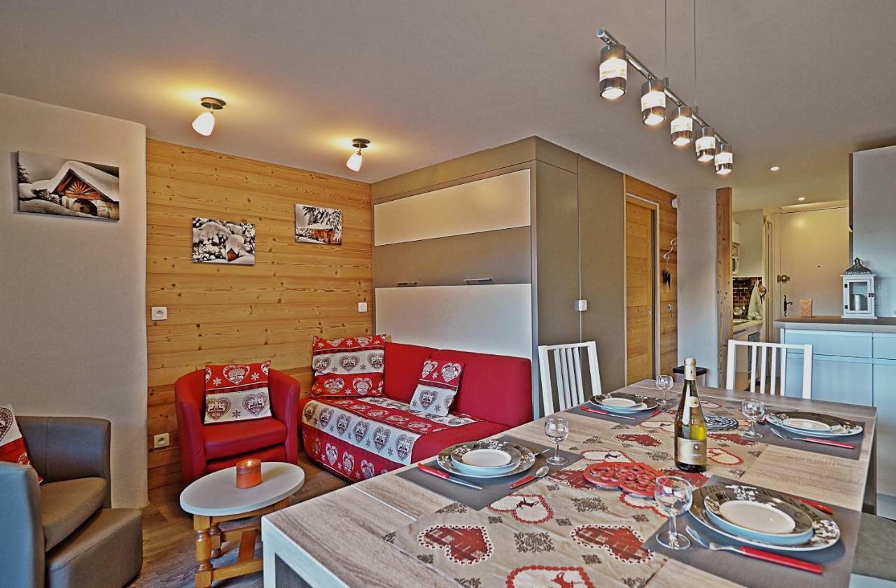 Ferienwohnung Bellevue Centre, Wifi, Mountain View Les Carroz-d'Araches Exterior foto